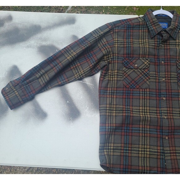 Vintage Pendleton Wool flannel Field Shirt - Picture 5 of 11